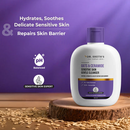 OATS & CERAMIDE SENSITIVE SKIN GENTLE CLEANSER 125ML