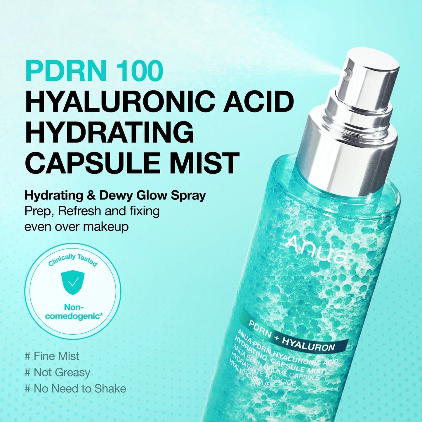 PDRN HYALURONIC ACID HYDRATING CAPSULE MIST 100ML