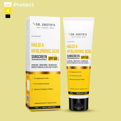 HALDI & HYALURONIC ACID SUNSCREEN - 50GM