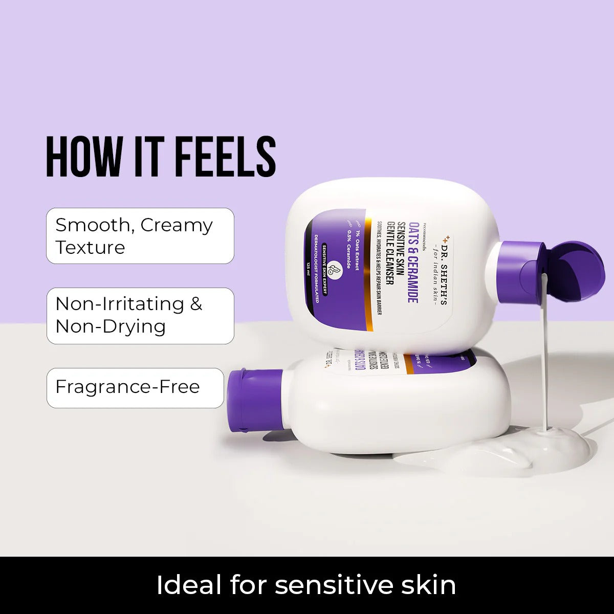 OATS & CERAMIDE SENSITIVE SKIN GENTLE CLEANSER 125ML