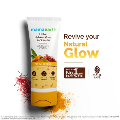 UBTAN FACE WASH FOR TAN REMOVAL 100ML