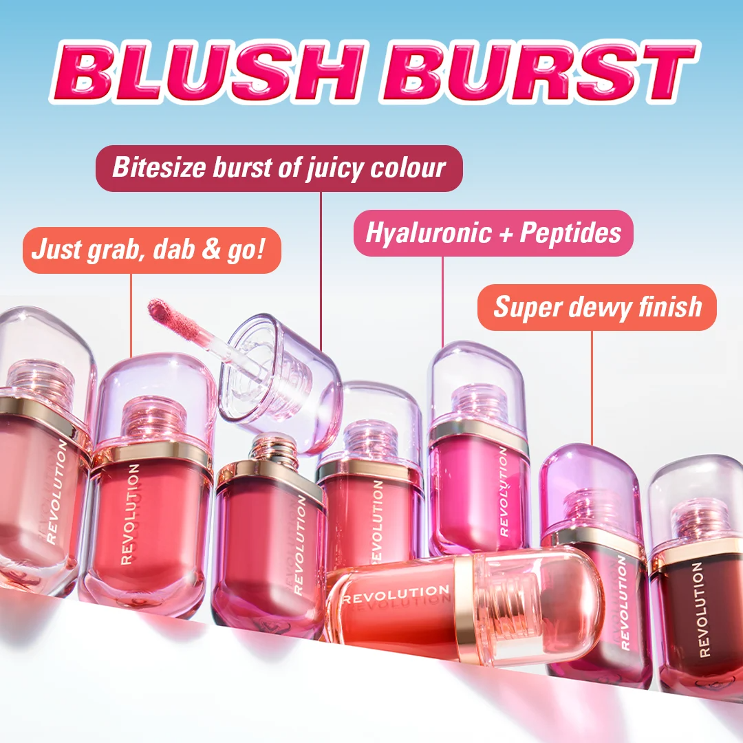 REVOLUTION SUPERDEWY LIQUID BLUSH BURST