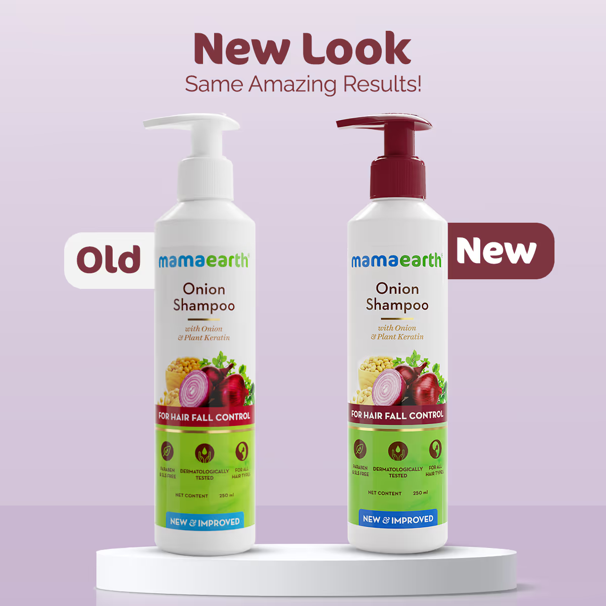 ONION SHAMPOO FOR HAIR GROWTH AND HAIR FALL CONTROL WITH ONION OIL AND PLANT KERATIN 250 ML