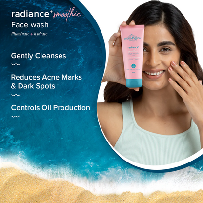 RADIANCE+ SMOOTHIE FACE WASH WITH WATERMELON & NIACINAMIDE FOR CLEAR & OIL-FREE SKIN - 100ML