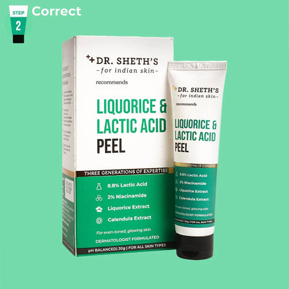 LIQUORICE & LACTIC ACID PEEL - 30 GM