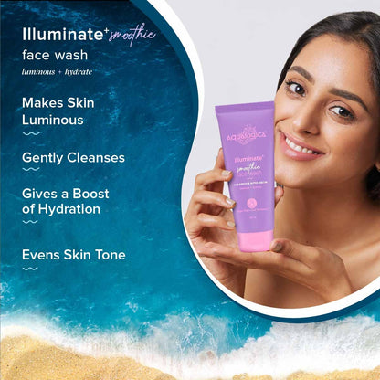 ILLUMINATE+ SMOOTHIE FACE WASH WITH WILD BERRIES & ALPHA ARBUTIN FOR LUMINOUS GLOW - 100ML