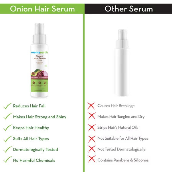 ONION HAIR SERUM WITH ONION & BIOTIN FOR STRONG FRIZZ-FREE HAIR 100 ML