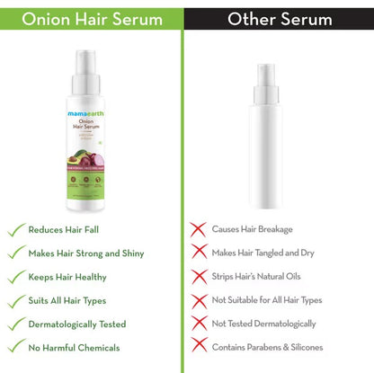 ONION HAIR SERUM WITH ONION & BIOTIN FOR STRONG FRIZZ-FREE HAIR 100 ML