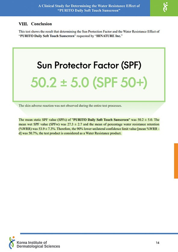 DAILY SOFT TOUCH SUNSCREEN SPF50+ PA++++ 60ML