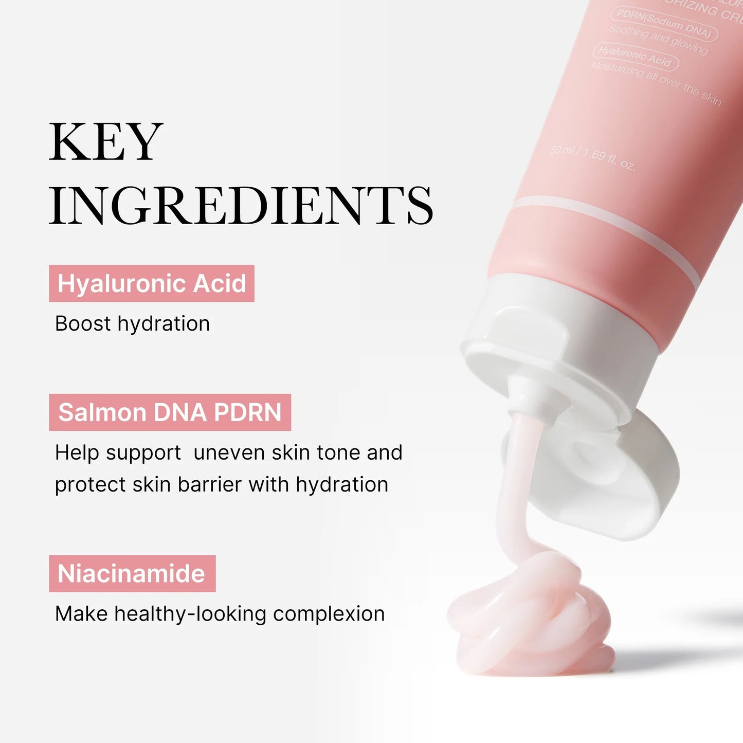 PDRN PINK HYALURONIC MOISTURIZING CREAM 50ML