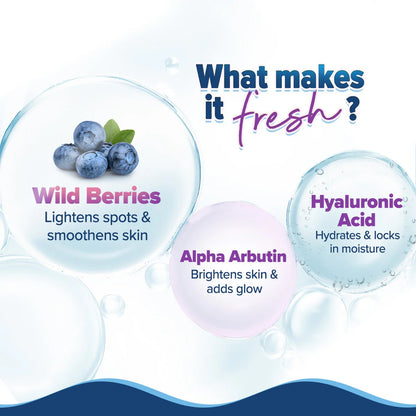 ILLUMINATE + HYDRA GEL MOISTURIZER WITH WILD BERRIES & ALPHA ARBUTIN - 200G