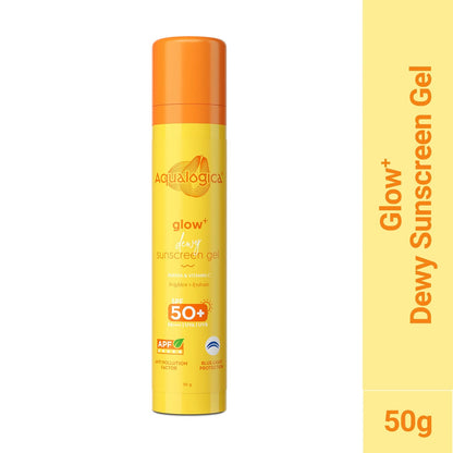 GLOW+ DEWY SUNSCREEN GEL IN-VIVO TESTED SPF 50+ PA++++ WITH PAPAYA & VITAMIN C - 50G