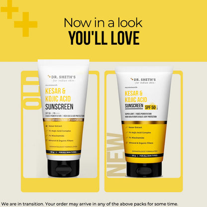 KESAR & KOJIC ACID SUNSCREEN - 50 GM