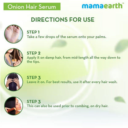 ONION HAIR SERUM WITH ONION & BIOTIN FOR STRONG FRIZZ-FREE HAIR 100 ML