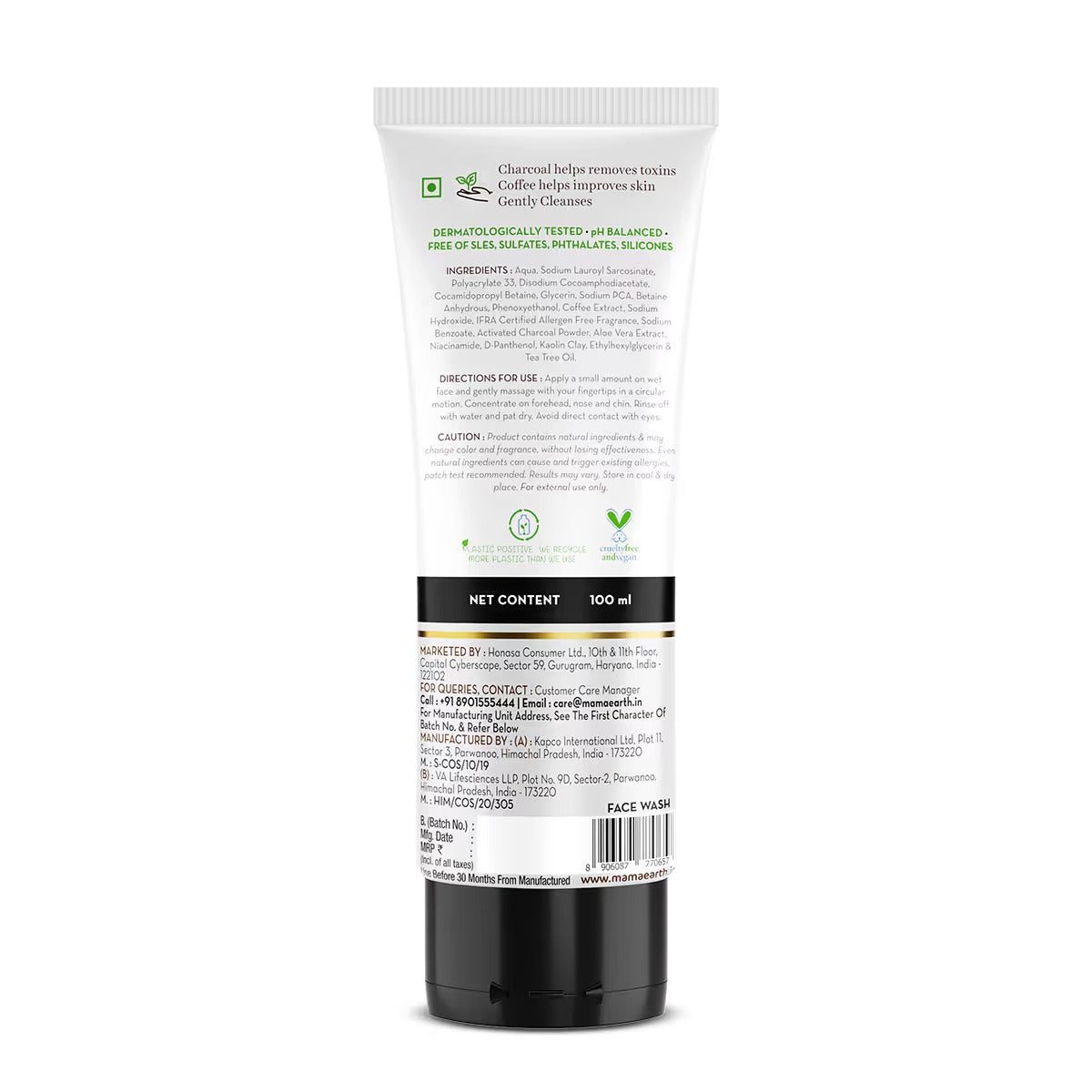 CHARCOAL FACEWASH FOR OIL CONTROL 100ML