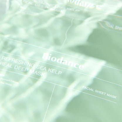 REFRESHING SEA KELP REAL DEEP MASK [34G*4 SHEETS]