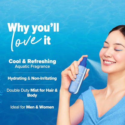 REFRESH+ PERFUME BODY MIST - OCEAN BREEZE WITH ZEMEA & HYALURONIC ACID 150 ML