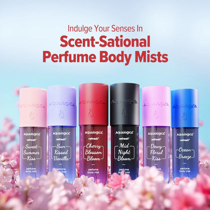 REFRESH+ CHERRY BLOSSOM BLOOM PERFUME BODY MIST WITH ZEMEA AND HYALURONIC ACID 150 ML