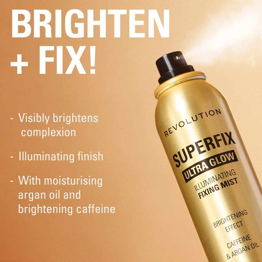 REVOLUTION SUPERFIX GLOW FIXING MIST 150ML