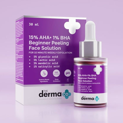 15% AHA+1% BHA BEGINNER FACE PEELING SOLUTION