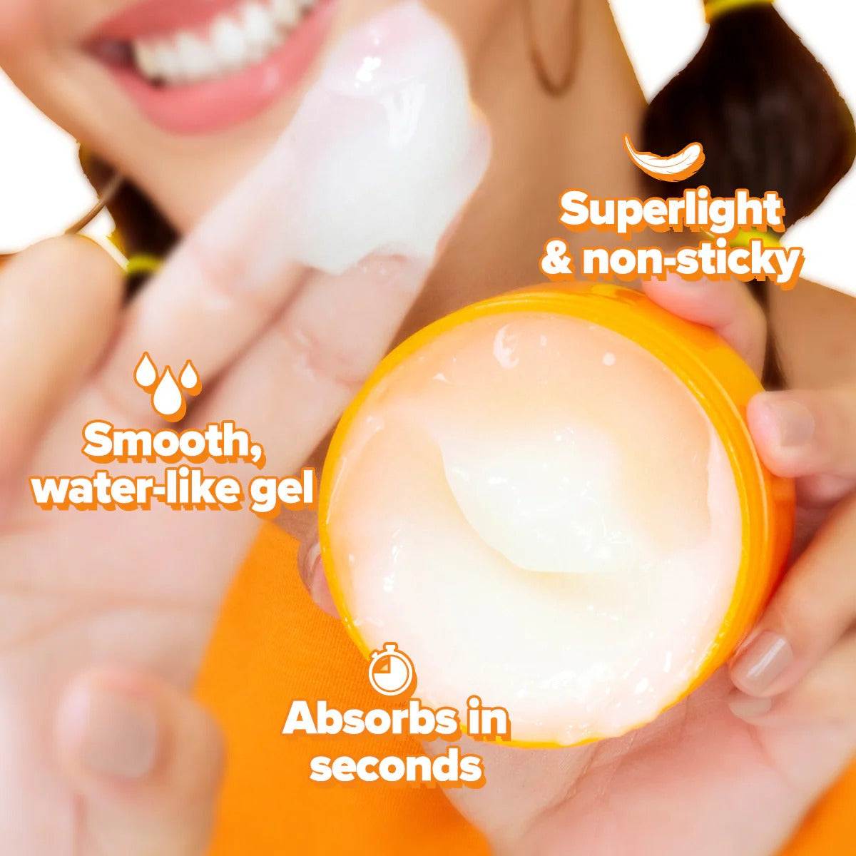 GLOW+ HYDRA GEL MOISTURIZER WITH VITAMIN C & PAPAYA - 200 G