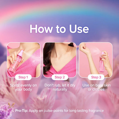 REFRESH+ DEWY FLORAL KISS PERFUME BODY MIST WITH ZEMEA & HYALURONIC ACID- 150 ML