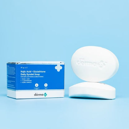 KOJIC ACID + L-GLUTATHIONE DAILY SYNDET SOAP 75G X 2 (PACK OF 2)