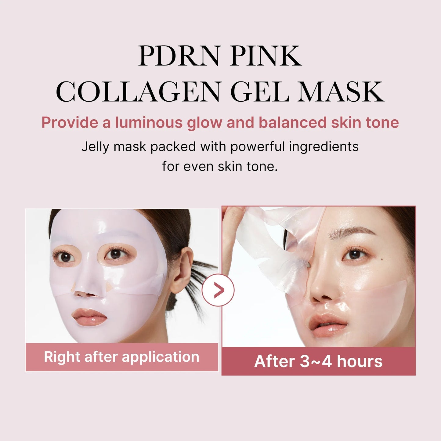 PDRN PINK COLLAGEN GEL MASK (28G*4EA)