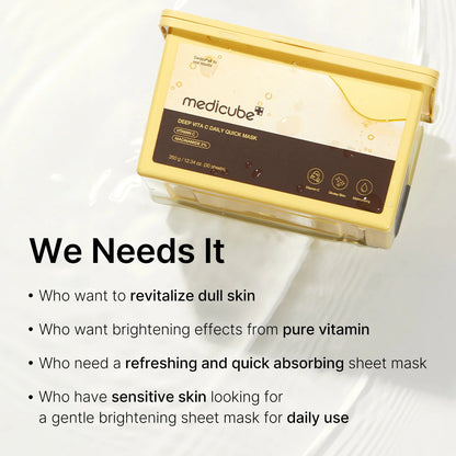 DEEP VITA C DAILY QUICK MASK (30EA)350G
