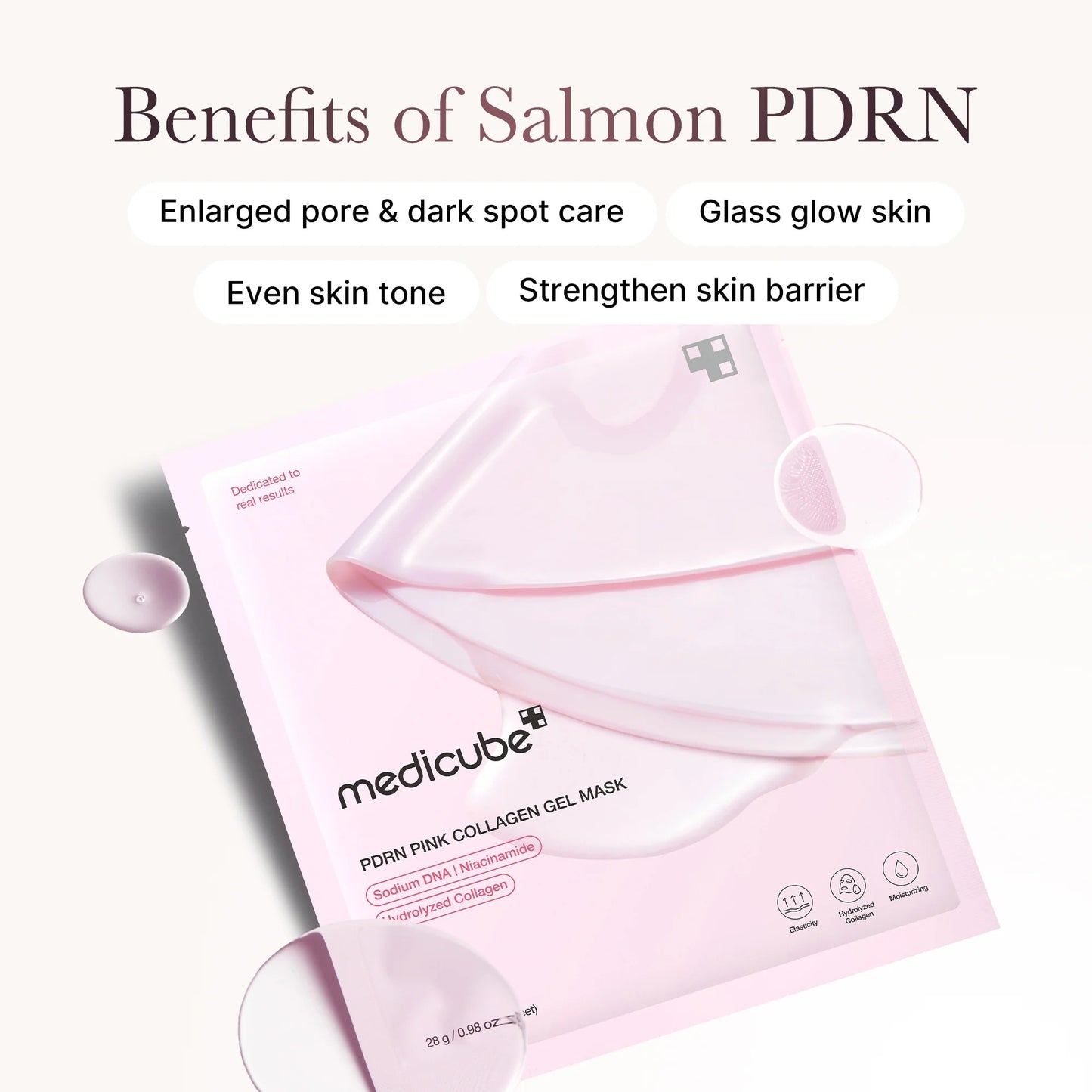 PDRN PINK COLLAGEN GEL MASK (28G*4EA)