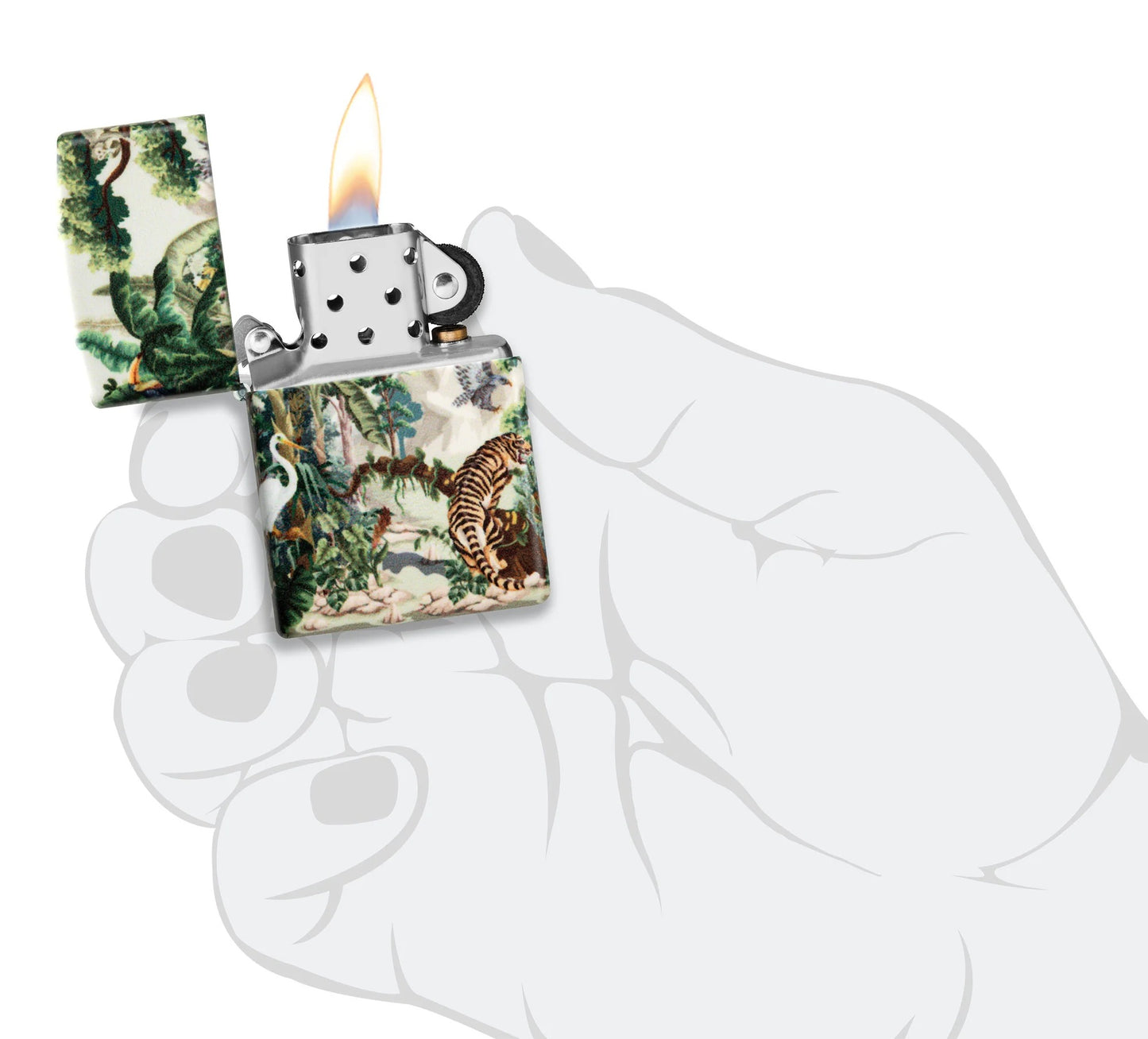 TIGER IN JUNGLE DESIGN