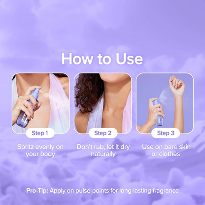 REFRESH+ SUN KISSED VANILLA PERFUME BODY MIST WITH ZEMEA & HYALURONIC ACID - 150 ML