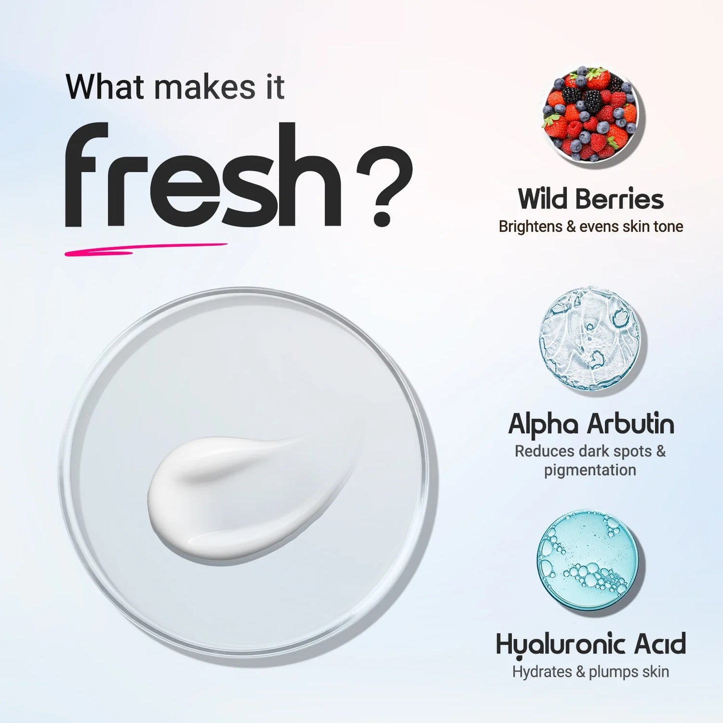 ILLUMINATE+ DEWY SUNSCREEN IN-VIVO TESTED SPF 50+ PA++++ WITH WILD BERRIES & ALPHA ARBUTIN - 5