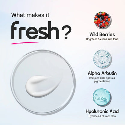 ILLUMINATE+ DEWY SUNSCREEN IN-VIVO TESTED SPF 50+ PA++++ WITH WILD BERRIES & ALPHA ARBUTIN - 5