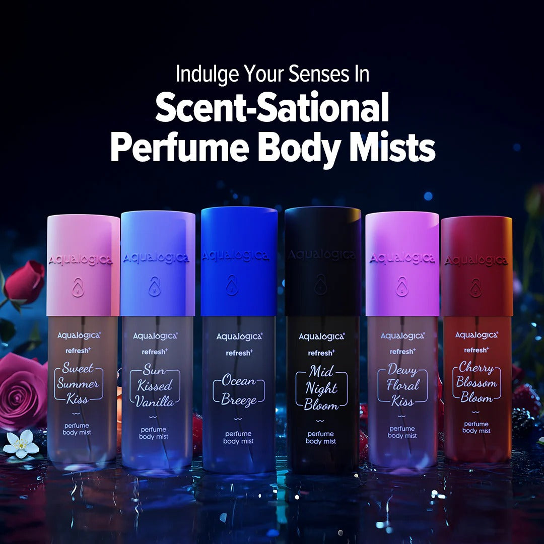 REFRESH+ MID NIGHT BLOOM PERFUME BODY MIST WITH ZEMEA & HYALURONIC ACID (150 ML)