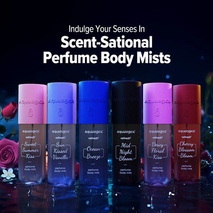 REFRESH+ MID NIGHT BLOOM PERFUME BODY MIST WITH ZEMEA & HYALURONIC ACID (150 ML)