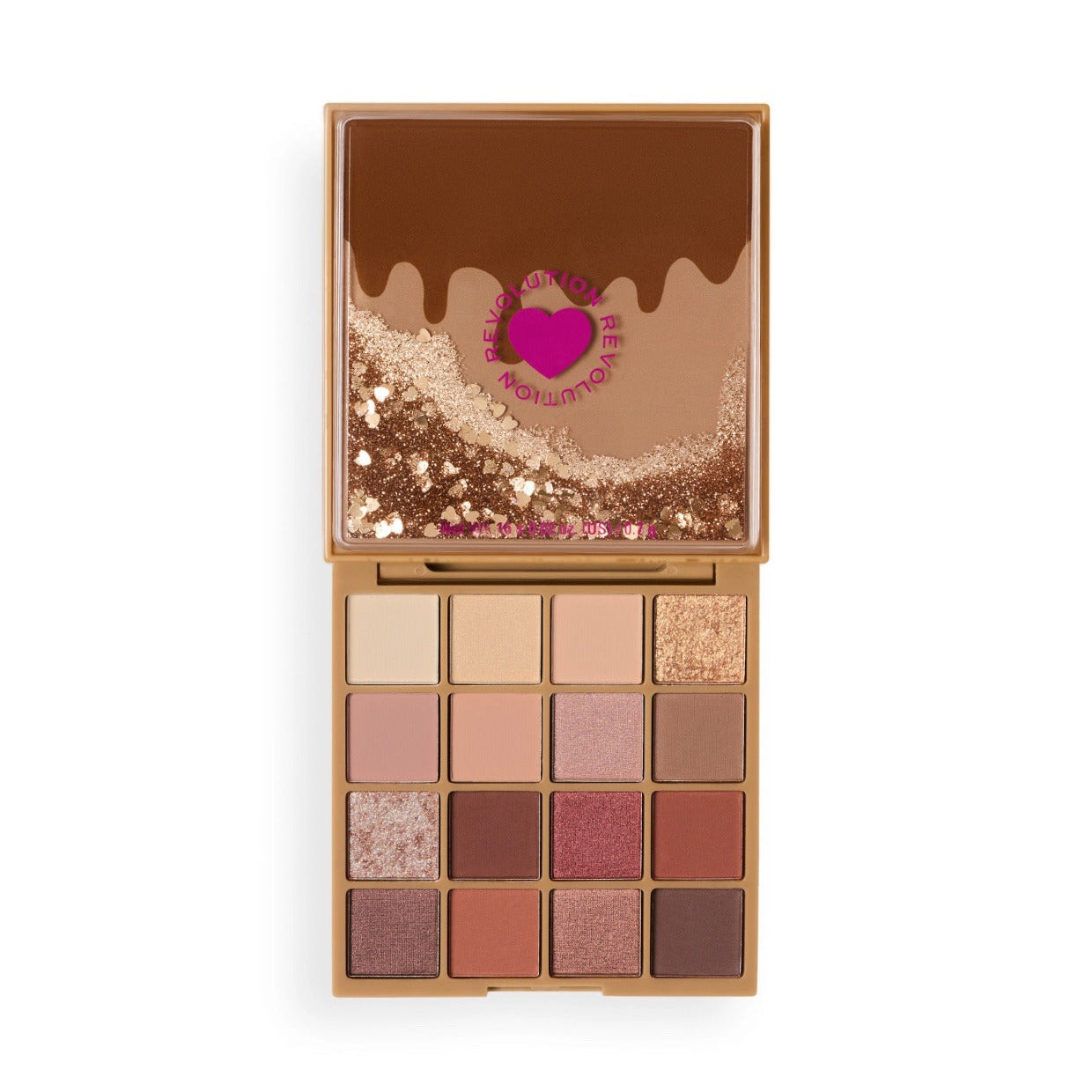 I HEART REVOLUTION NAUGHTY OR NICE SHADOW PALETTE - MOCHA MAGIC
