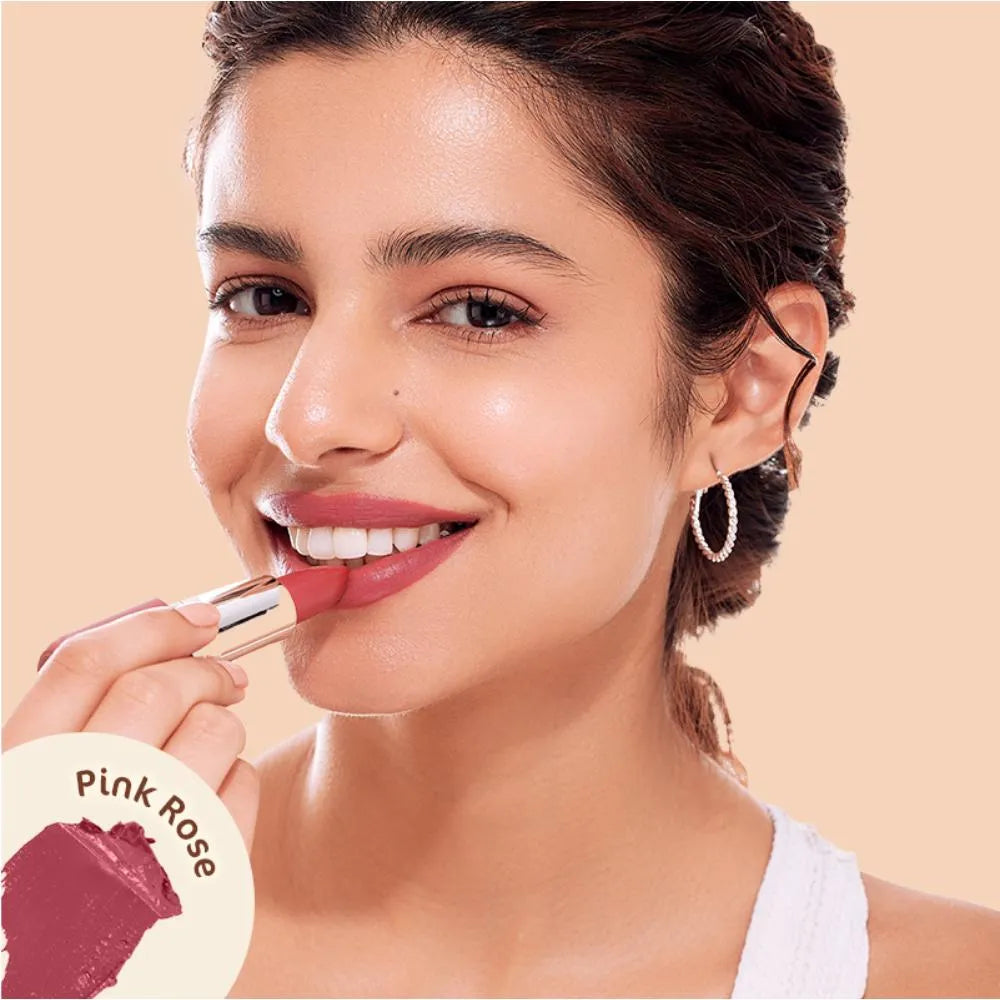 Mamaearth Creamy Matte Long Stay Lipstick with Murumuru Butter and Vitamin E - 4.2g