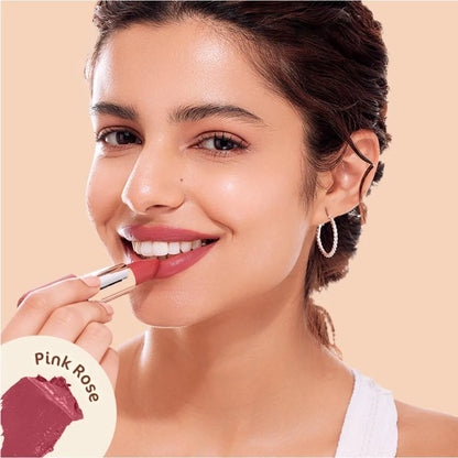 Mamaearth Creamy Matte Long Stay Lipstick with Murumuru Butter and Vitamin E - 4.2g