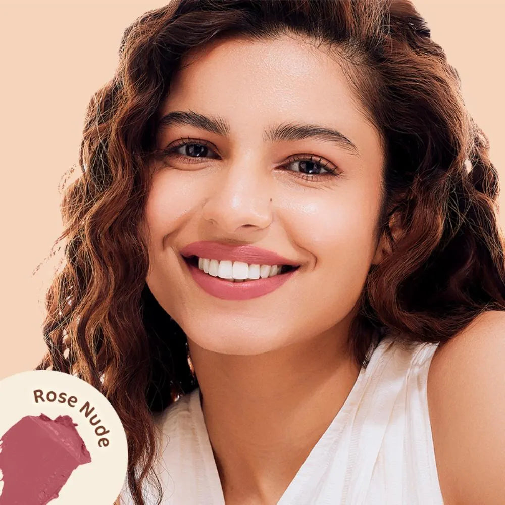 Mamaearth Creamy Matte Long Stay Lipstick with Murumuru Butter and Vitamin E - 4.2g