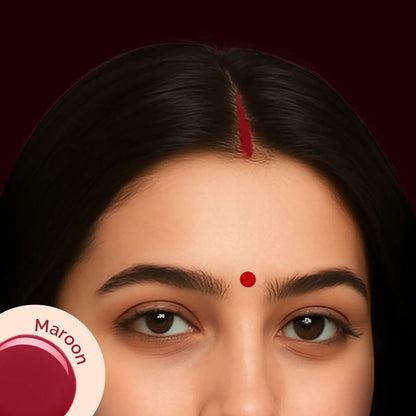 LIQUID MATTE SINDOOR 02 Maroon WITH ALMOND EXTRACT & VITAMIN E - 2.8 ML
