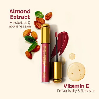 LIQUID MATTE SINDOOR 02 Maroon WITH ALMOND EXTRACT & VITAMIN E - 2.8 ML