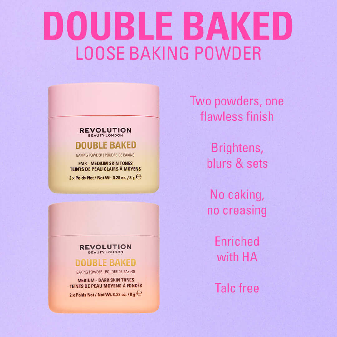 Revolution Double Baked Loose Powder — photo 3