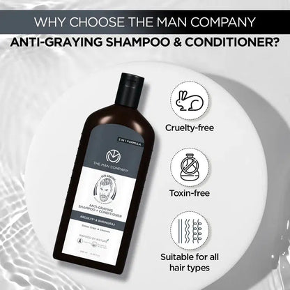 ANTI-GRAYING HAIR SHAMPOO + CONDITIONER