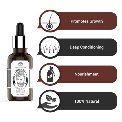 BEARD OIL | ALMOND & THYME 30ML