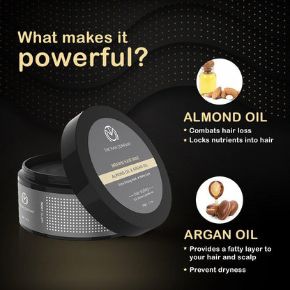 BRAWN HAIR WAX | ALMOND & ARGAN OIL 50G