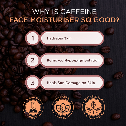 CAFFEINE FACE MOISTURISER | COFFEE ARABICA & SHEA BUTTER 100ML