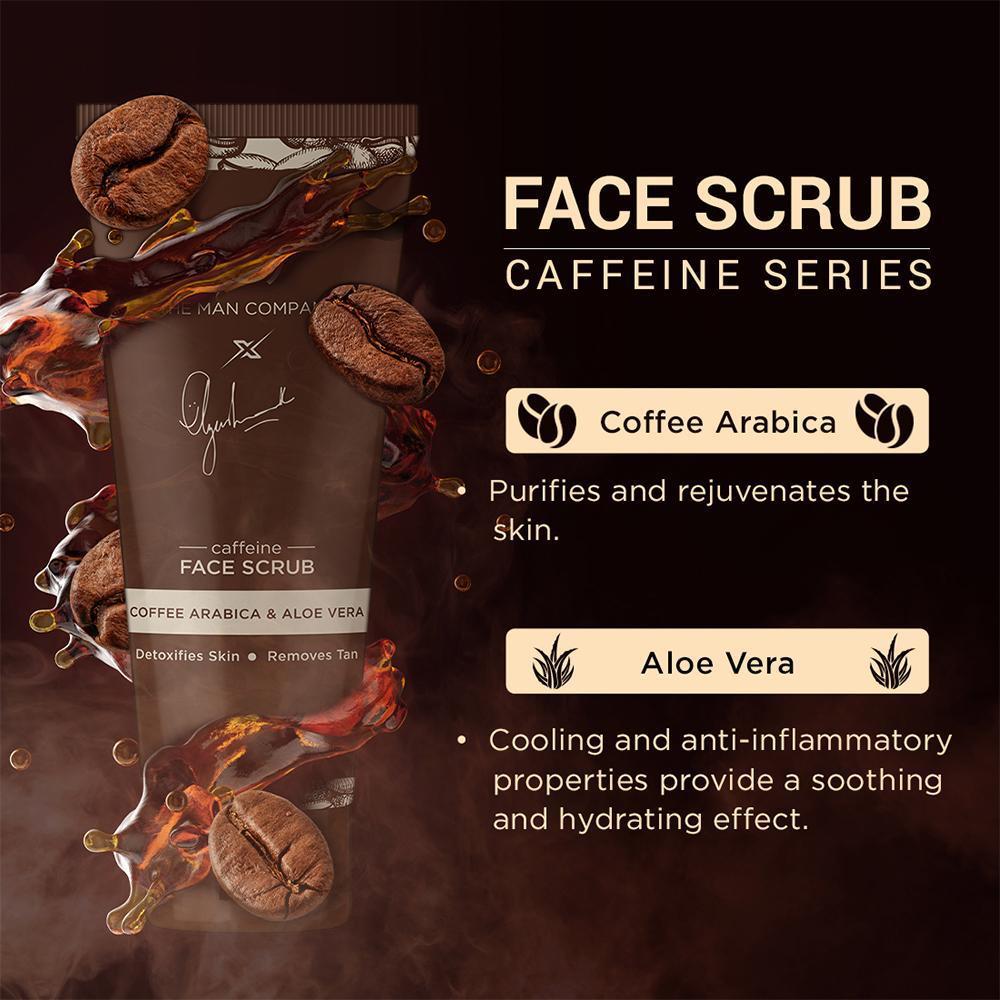 CAFFEINE FACE SCRUB | COFFEE ARABICA & ALOE VERA 100ML