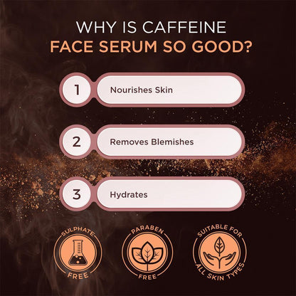 CAFFEINE FACE SERUM | COFFEE ARABICA & HYALURONIC ACID 30ML