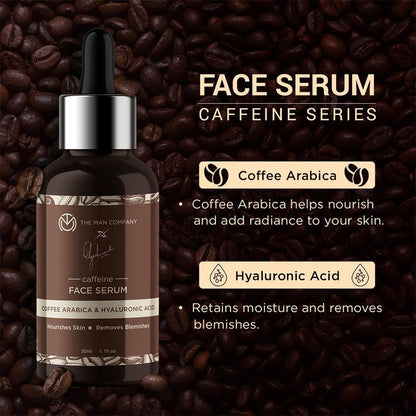 CAFFEINE FACE SERUM | COFFEE ARABICA & HYALURONIC ACID 30ML